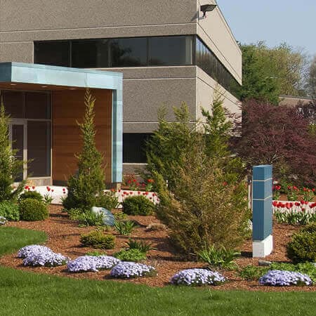 New Hampshire commercial property showing professional landscaping
